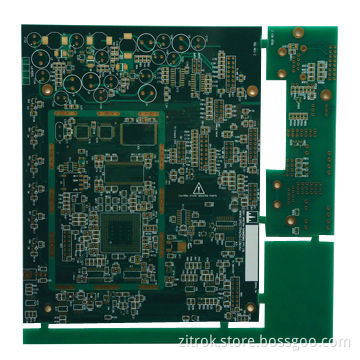 Multilayer PCB with 4 Layers, 0.3mm Minimum Drill Size and 0.2/0.2mm Width/Gap